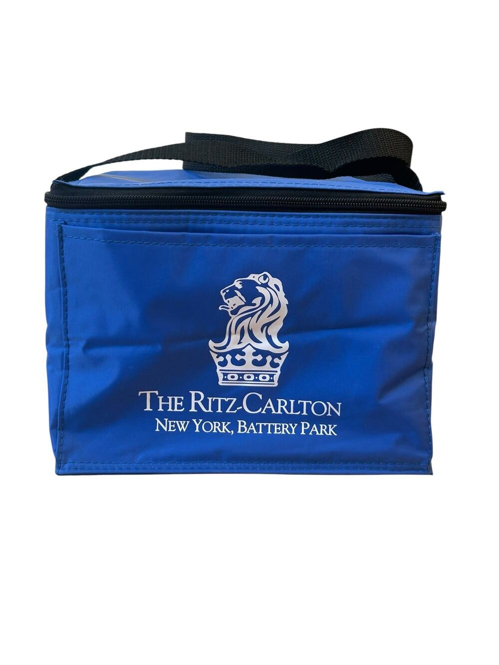 The Ritz-Carlton New York Battery Park Blue Insulated Lunch Cooler Bag Koozie